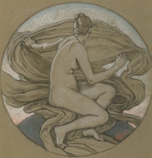 Morning Glory by Elihu Vedder Oil Painting