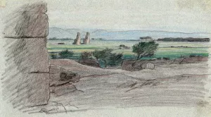 Nile Journey,No. 15 Oil painting by Elihu Vedder