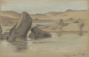 Nile Journey,No. 22 by Elihu Vedder Oil Painting