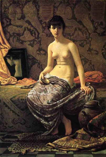 Main Product Photo of Roman Model Posing Painting by Elihu Vedder