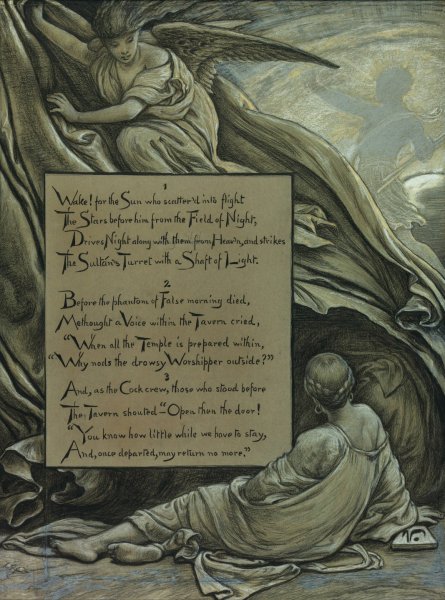 Main Product Photo of The Awakening  Painting by Elihu Vedder