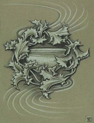 The Bitter Cup by Elihu Vedder Oil Painting
