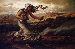The Cumean Sibyl by Elihu Vedder Oil Painting