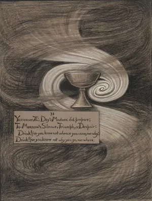 The Cup of Despair by Elihu Vedder Oil Painting
