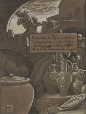 The End of Ramazan by Elihu Vedder Oil Painting