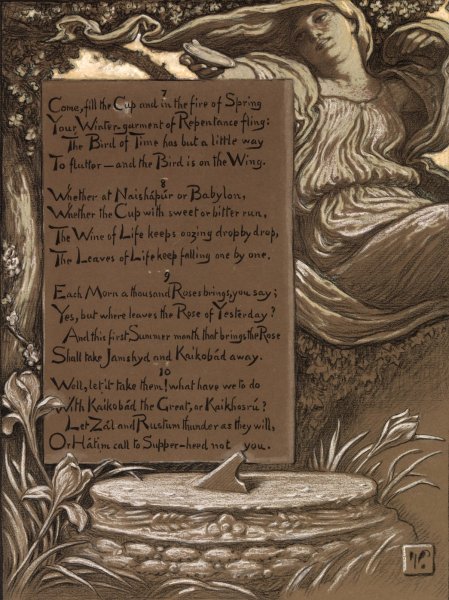 Main Product Photo of The Invitation  Painting by Elihu Vedder