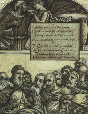 The Jarring Sects by Elihu Vedder Oil Painting