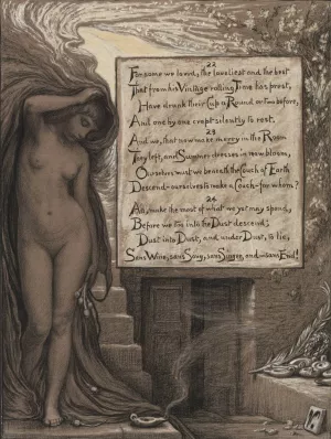 The Long Rest by Elihu Vedder Oil Painting