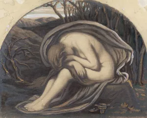 The Magdalene by Elihu Vedder Oil Painting