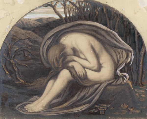 Main Product Photo of The Magdalene  Painting by Elihu Vedder
