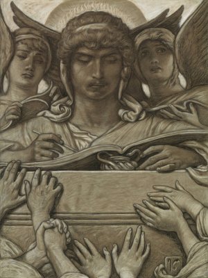The Recording Angel by Elihu Vedder Oil Painting