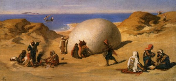 Main Product Photo of The Roc's Egg Painting by Elihu Vedder