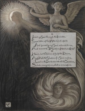The Soul's Answer by Elihu Vedder Oil Painting