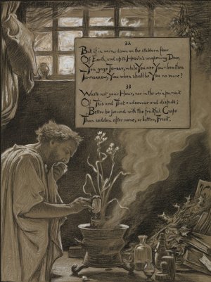 The Vain Pursuit by Elihu Vedder Oil Painting