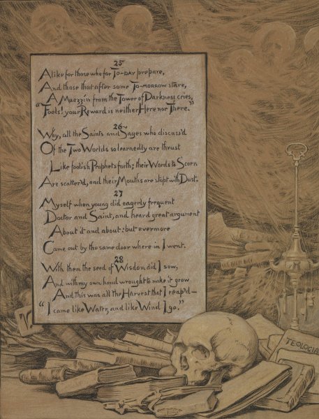 Main Product Photo of Theology  Painting by Elihu Vedder