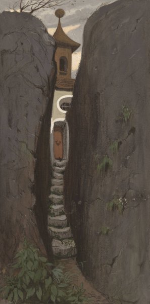 Vitre by Elihu Vedder Oil Painting