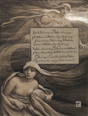 Whence and Whither by Elihu Vedder Oil Painting