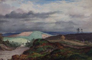 From The Monument Hill - Thunderstorm by Elijah Walton Oil Painting