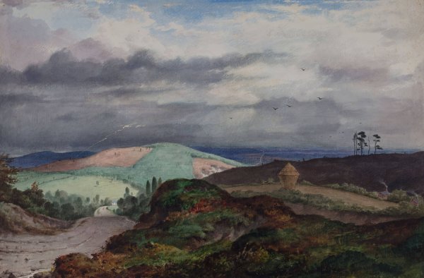 Main Product Photo of From The Monument Hill - Thunderstorm  Painting by Elijah Walton