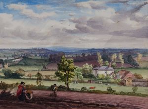 Low Hill by Elijah Walton Oil Painting