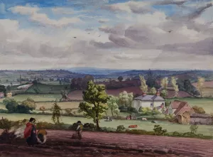 Low Hill Oil painting by Elijah Walton
