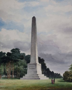 The Monument, Bromsgrove, Lickey by Elijah Walton Oil Painting