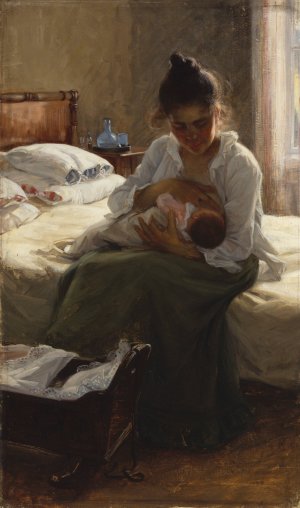 Mother by Elin Danielson-Gambogi Oil Painting