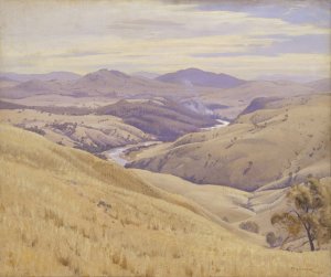 Weetangera, Canberra by Elioth Gruner Oil Painting