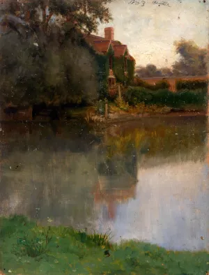Edge of a Stream by Eliphalet Fraser Andrews Edge of a Stream by Eliphalet Fraser Andrews Oil Painting
