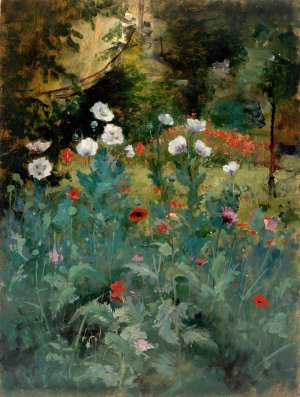 Poppies by Eliphalet Fraser Andrews Oil Painting