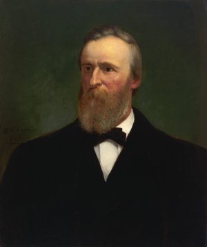 Rutherford Birchard Hayes by Eliphalet Frazer Andrews Oil Painting