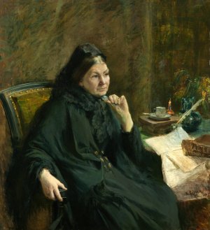 Hilda Fredrika Keyser, Author by Elisabeth Keyser Oil Painting