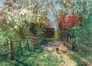 Fruhling by Elisabeth Von Eicken Oil Painting