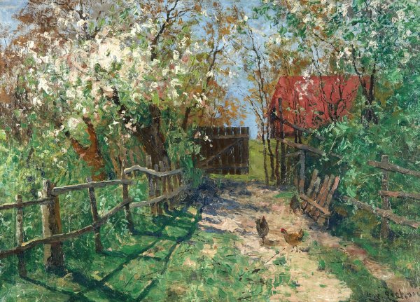 Main Product Photo of Fruhling  Painting by Elisabeth Von Eicken