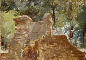 Estudio de Paisaje by Eliseo Meifren I Roig - Oil Painting Reproduction