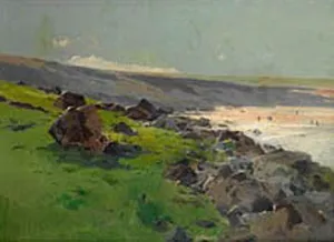 Mar de la Plata by Eliseo Meifren I Roig Oil Painting