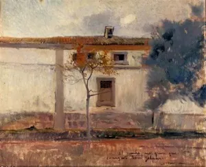 Paisaje con Casa by Eliseo Meifren I Roig - Oil Painting Reproduction