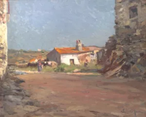 Paisaje de Cadaques by Eliseo Meifren I Roig - Oil Painting Reproduction
