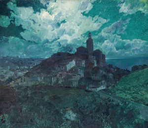 Noche En Cadaques by Eliseo Meifren Oil Painting