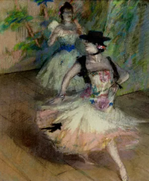 Spanish Ballerinas by Eliseo Meifren y Roig Oil Painting