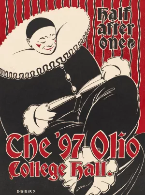 Half after one, the '97 Olio College hall by Elisha Brown Bird Oil Painting