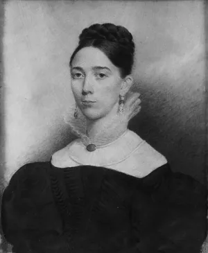 Mrs. Alice Goudry of Wilmington, Massachusetts by Eliza Goodridge - Oil Painting Reproduction