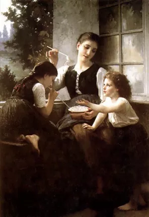 Bubbles Oil painting by Elizabeth Jane Gardner Bouguereau