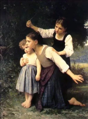 In the Woods by Elizabeth Jane Gardner Bouguereau - Oil Painting Reproduction