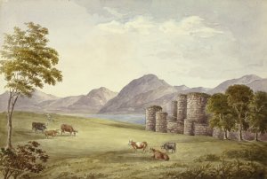 Beauman's Castle by Elizabeth Murray Oil Painting