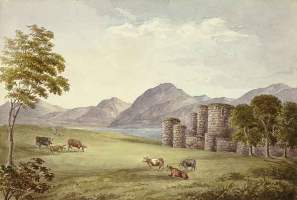 Beauman's Castle  by Elizabeth Murray - Hand-Painted Oil Painting Reproduction