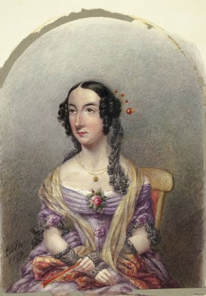 Lady Georgina Murray by Elizabeth Murray Oil Painting