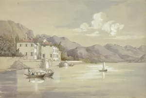 Majolica, Lake Como Oil painting by Elizabeth Murray