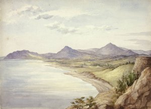 Victoria Castle and the Val of Shanganagh, Dun Laoghaire by Elizabeth Murray Oil Painting