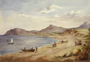 View of Wicklow Hills by Elizabeth Murray Oil Painting